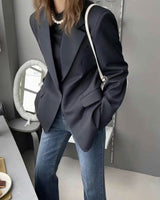 MIRO BLAZER Charcoal Navy
