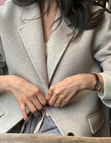 UNSTRUCTURED WOOL JACKET