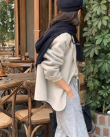 UNSTRUCTURED WOOL JACKET