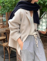 UNSTRUCTURED WOOL JACKET