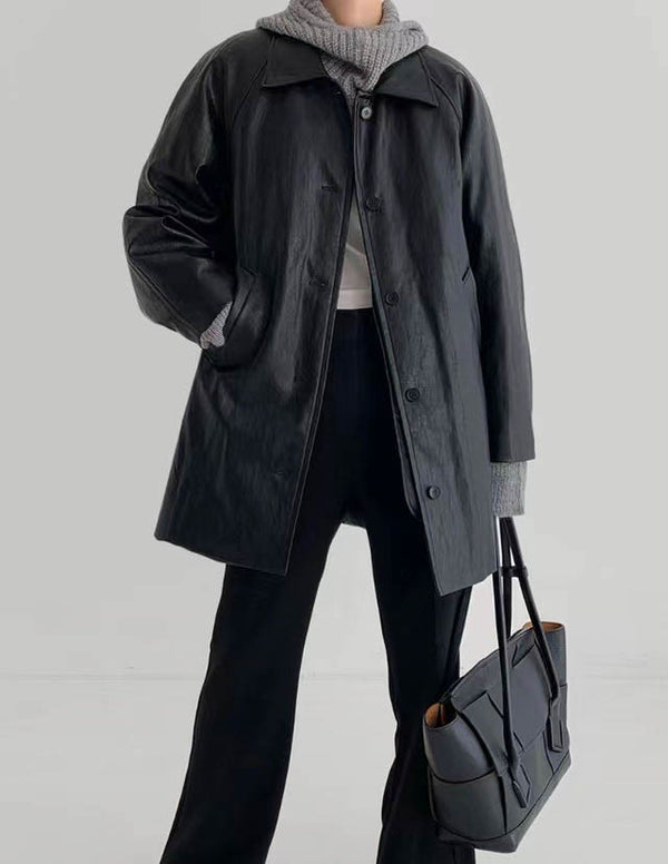 Sanna NY Pia Faux Leather Jacket