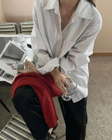 SANNA NY SOFT GREY STRIPE SHIRT