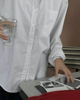 SOFT GREY STRIPE SHIRT