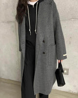 DUBLIN WOOL OVERCOAT CHARCOAL