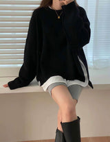 RAMI SLOUCHY CREW BLACK