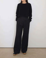 sanna ny lexis wool trousers navy