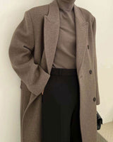 CINTA WOOL COAT SOFT BROWN