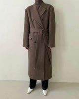 CINTA WOOL COAT SOFT BROWN