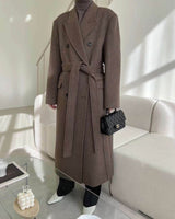 CINTA WOOL COAT SOFT BROWN