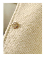 INES CROP WOOL JACKET OFF WHITE