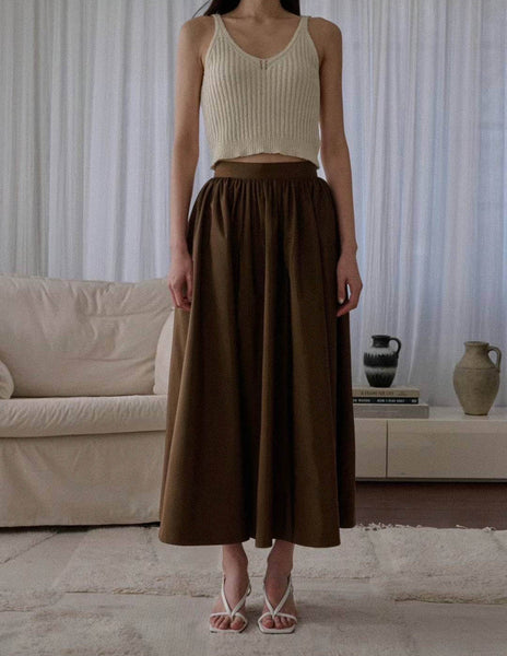ADJANI SKIRT DARK BRONZE – SANNA New York