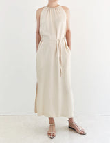 Luce Halter Dress Ivory