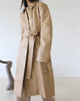 Vegan Leather Trench