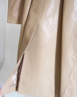 Vegan Leather Trench