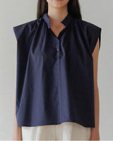MANDARIN SLEEVELESS TOP