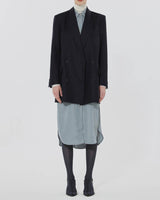 SANNA NY ALEXIS WOOL BLAZER DARK NAVY