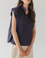 sanna ny mandarin sleeveless knit