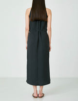 Luce Halter Dress Black