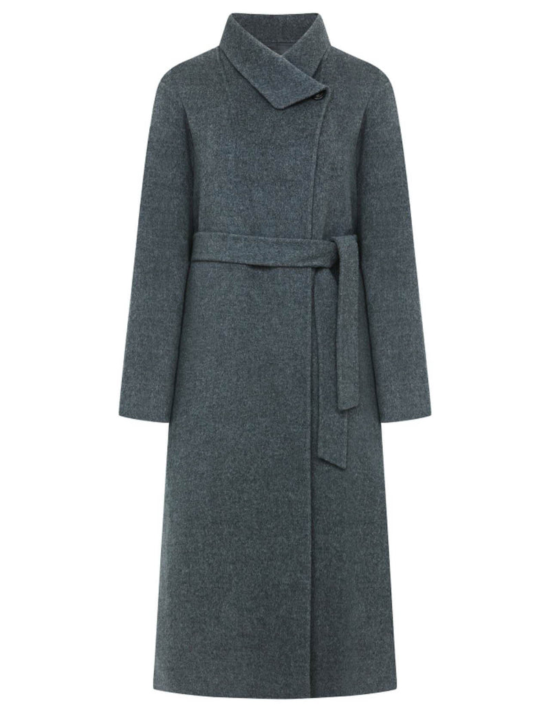 CHIARA WOOL CASHMERE OVERCOAT CHARCOAL