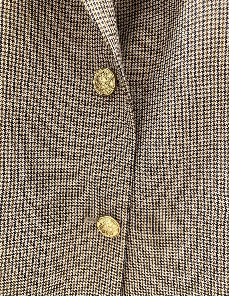 HANNA WOOL BLEND CHECK BLAZER