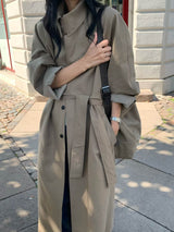RIANNE TRENCH DARK BEIGE
