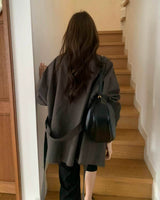 MARNIE HALF TRENCH CHARCOAL BROWN