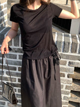 SATOU SKIRT BLACK