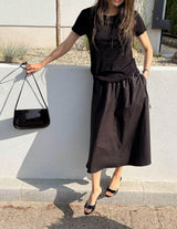 SATOU SKIRT BLACK