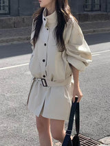 CARY HALF TRENCH LIGHT BEIGE