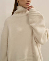 PERRIE CASHMERE OVERSIZED TURTLENECK