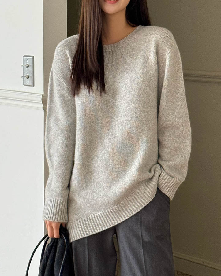 Sanna NY Asymmetric Crew Grey 