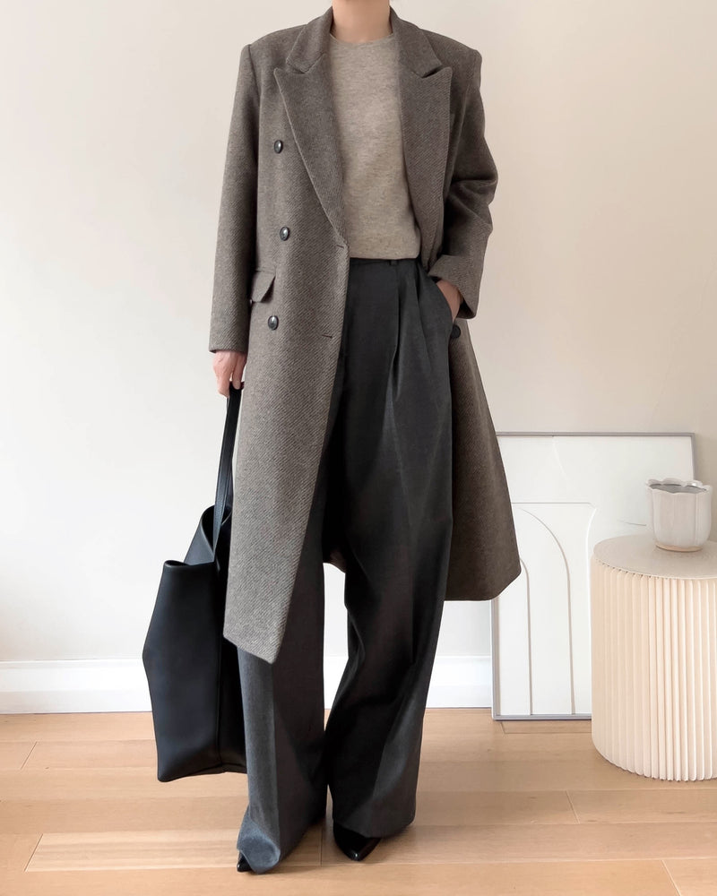 sanna ny adria coat grey 