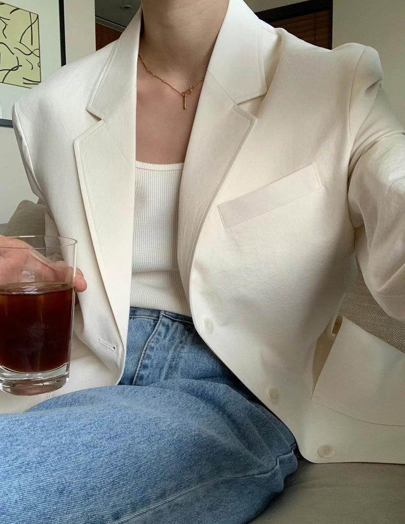 LEAH BLAZER IVORY