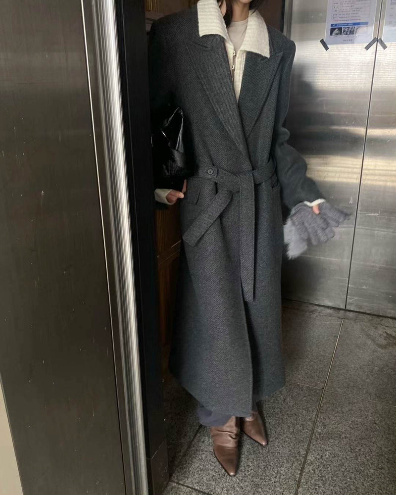 TENA WOOL ALPACA OVERCOAT