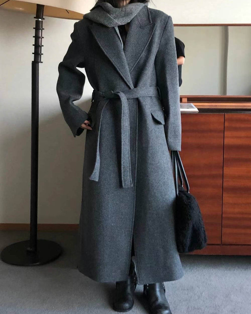 TENA WOOL ALPACA OVERCOAT