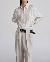 TAILORED PLEATED SHIRT