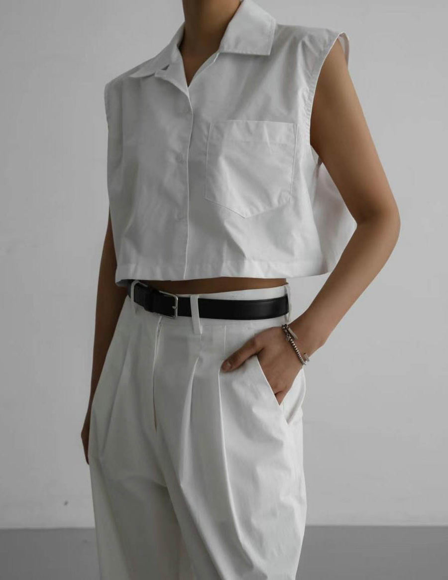 IMANI TROUSERS WHITE – SANNA New York