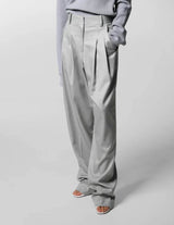 TAMSIN PLEATED TROUSERS SOFT GREY