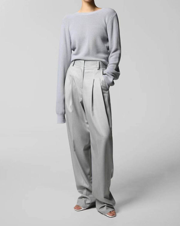 SANNA NY TAMSIN TROUSERS SOFT GREY 