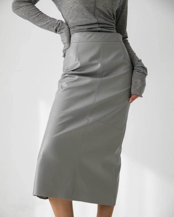 DIEGO MIDI SKIRT GREY