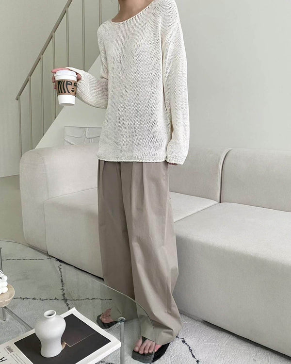 SLOUCHY BOAT NECK