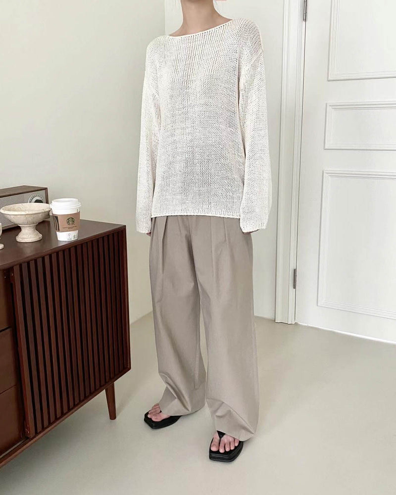 SLOUCHY BOAT NECK