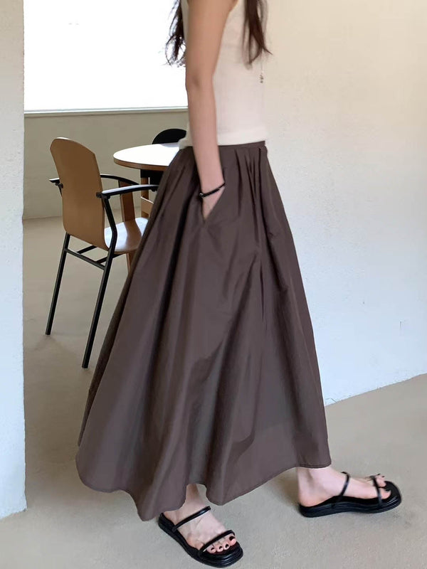 SANNA NY SOLA SKIRT BROWN