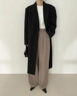 GAVI OVERCOAT BLACK