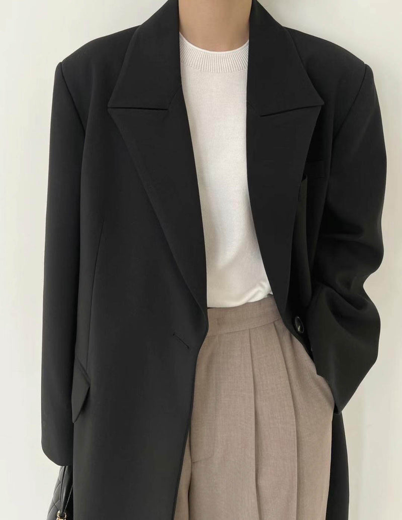 GAVI OVERCOAT BLACK