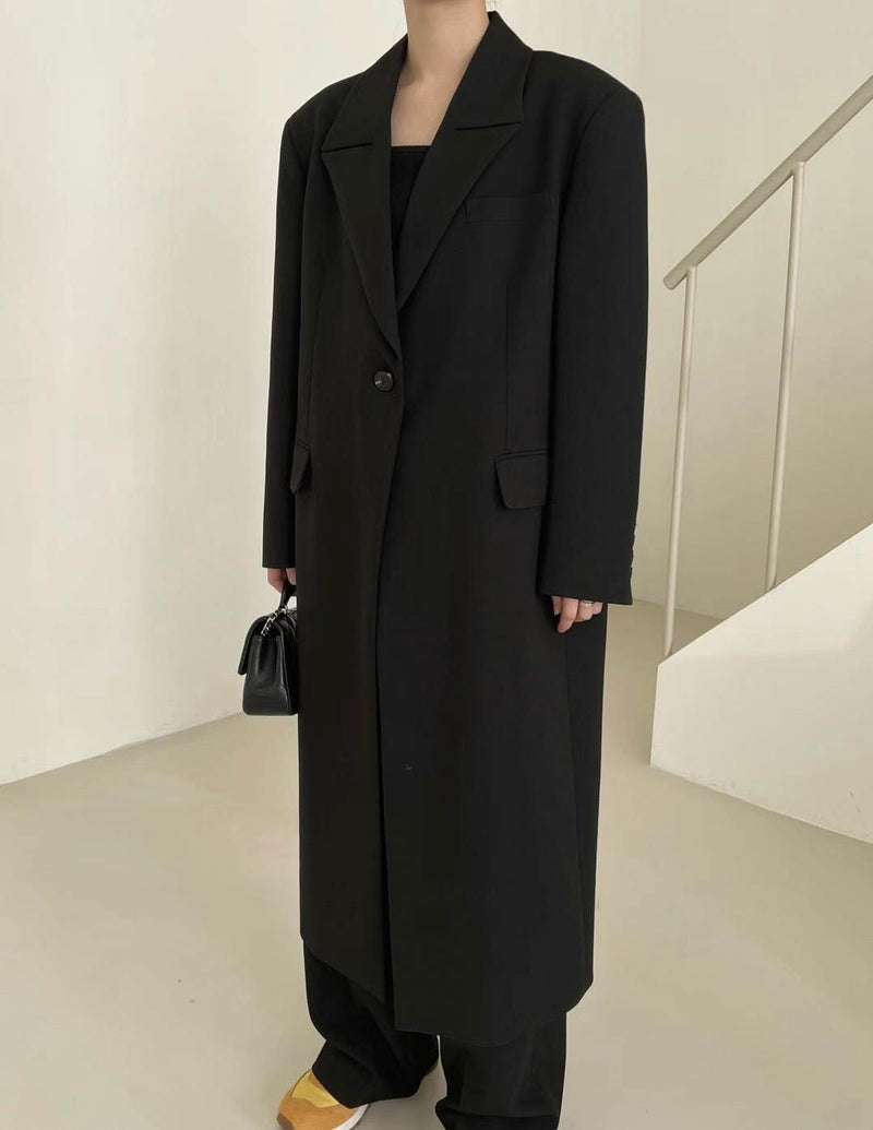 GAVI OVERCOAT BLACK