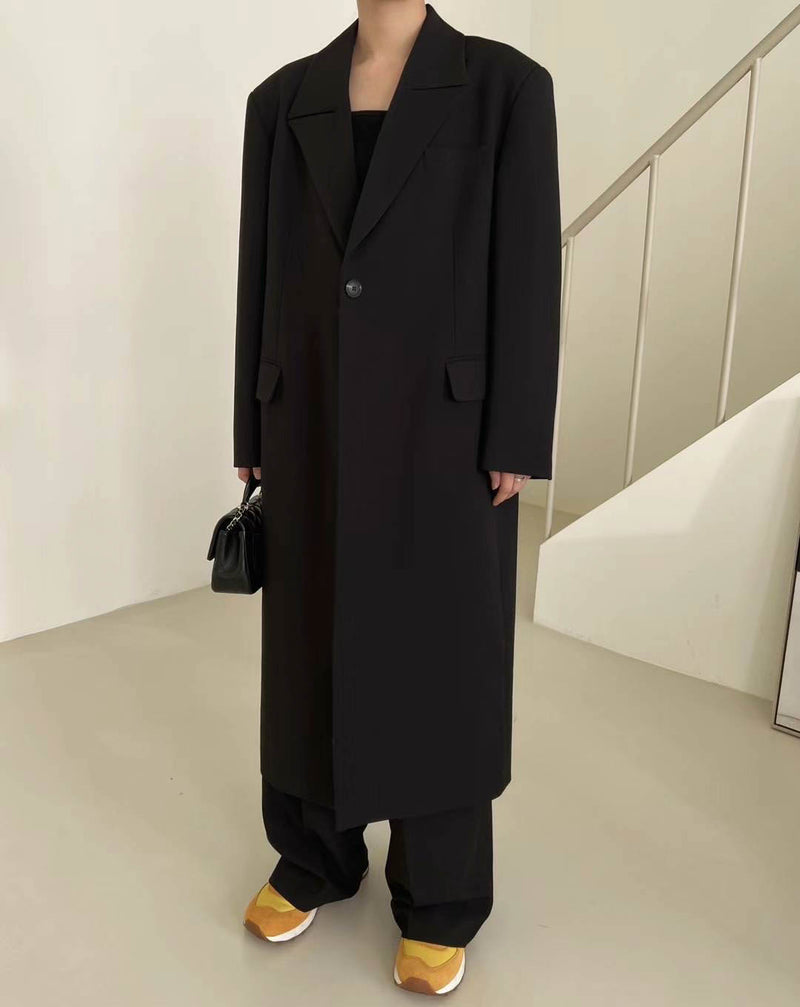 GAVI OVERCOAT BLACK