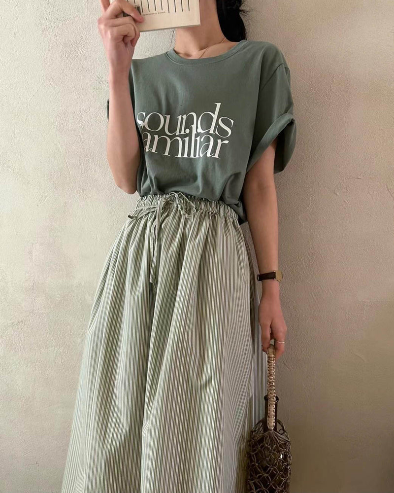 MARKET SKIRT GREEN