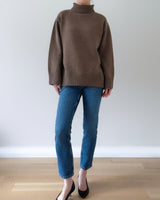 BETH CASHMERE BLEND KNIT MOCHA