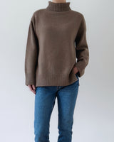BETH CASHMERE BLEND KNIT MOCHA